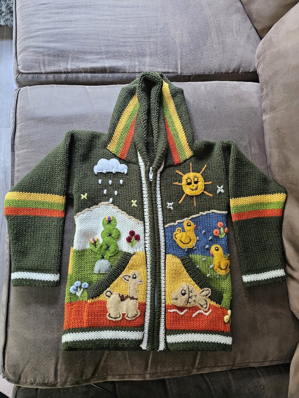 Kids Handmade Sweater Size 5/6